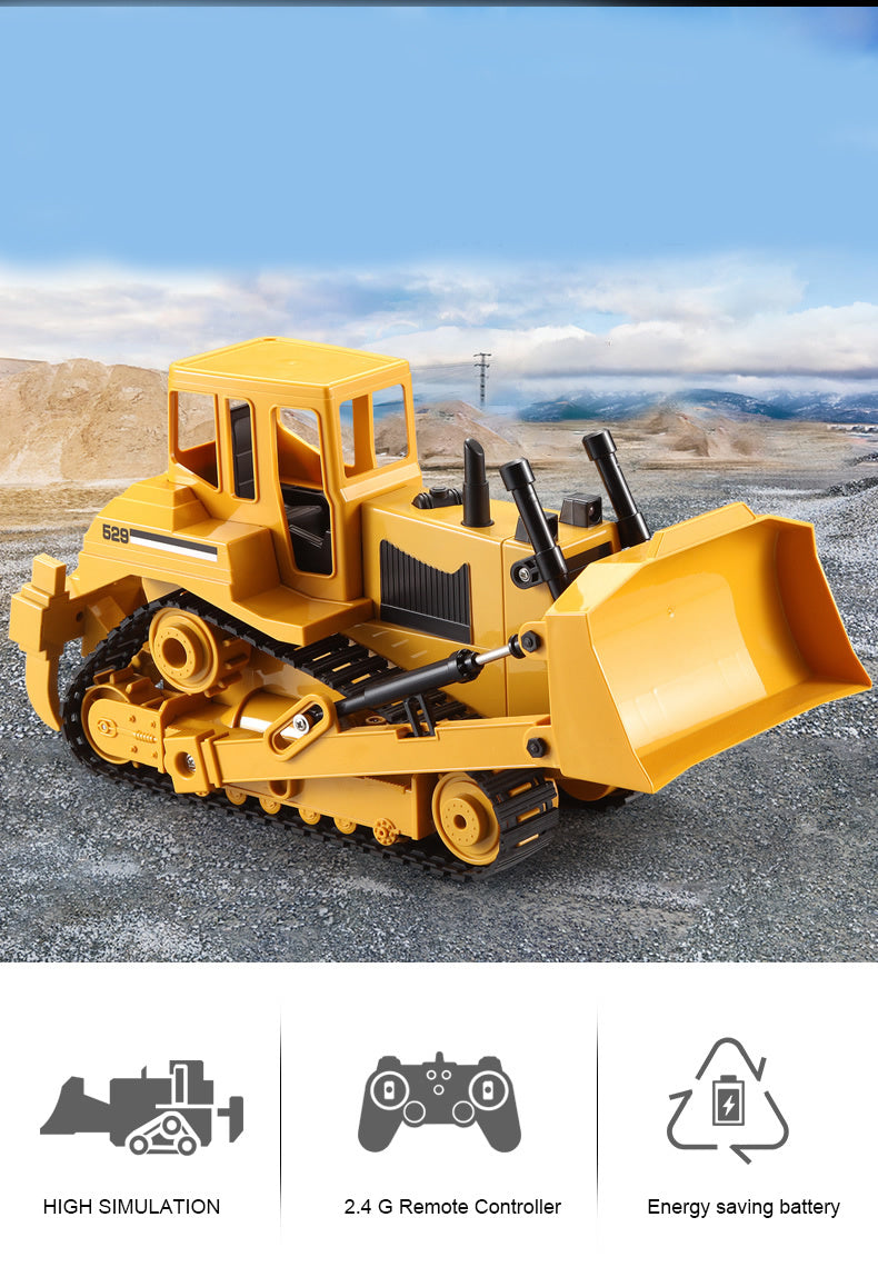 Remote controlled bulldozer electric crawler forklift