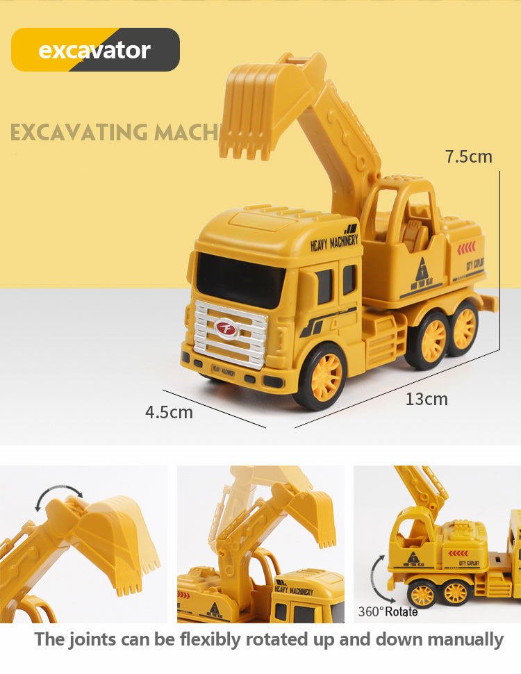 Toy Truck Excavator Model