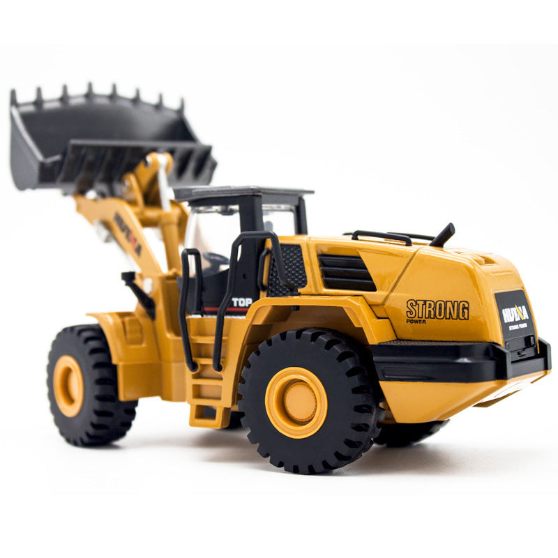 Alloy Engineering Vehicle Model Children's Toy Car Bulldozer Shovel