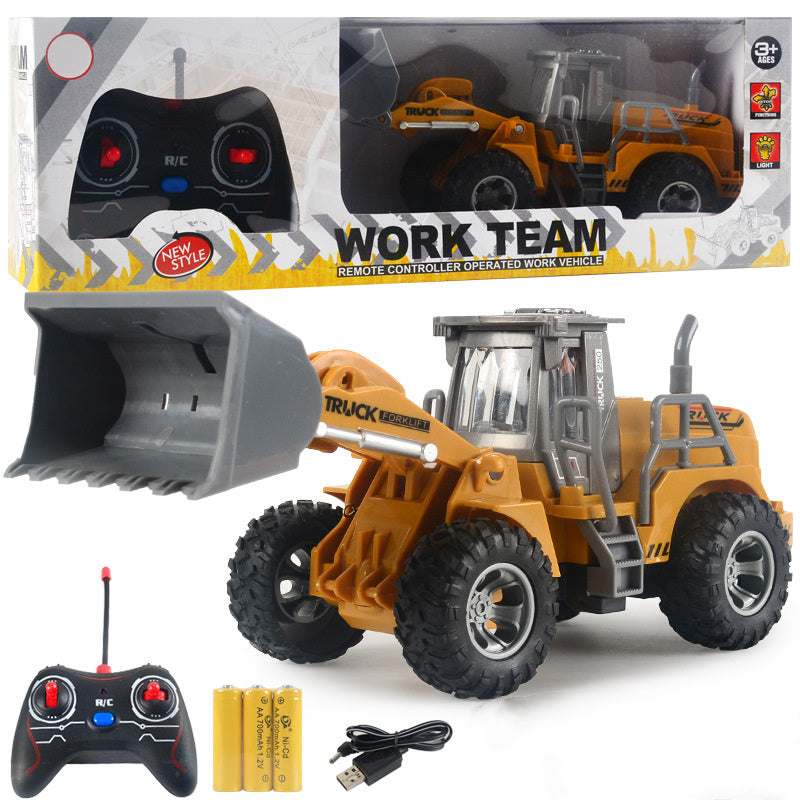 1 compare 32 Puzzle Remote Control Bulldozer Excavator Toy Bag
