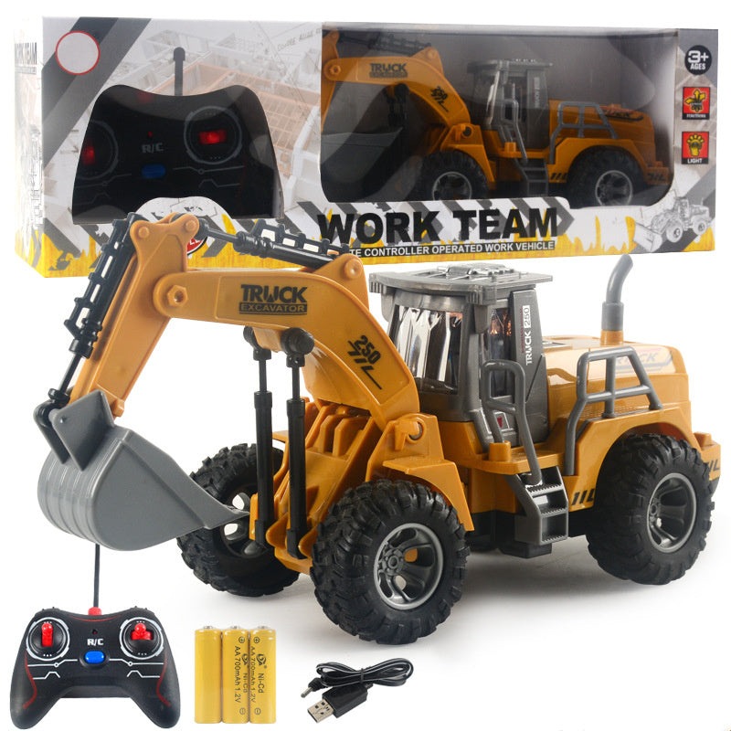 1 compare 32 Puzzle Remote Control Bulldozer Excavator Toy Bag