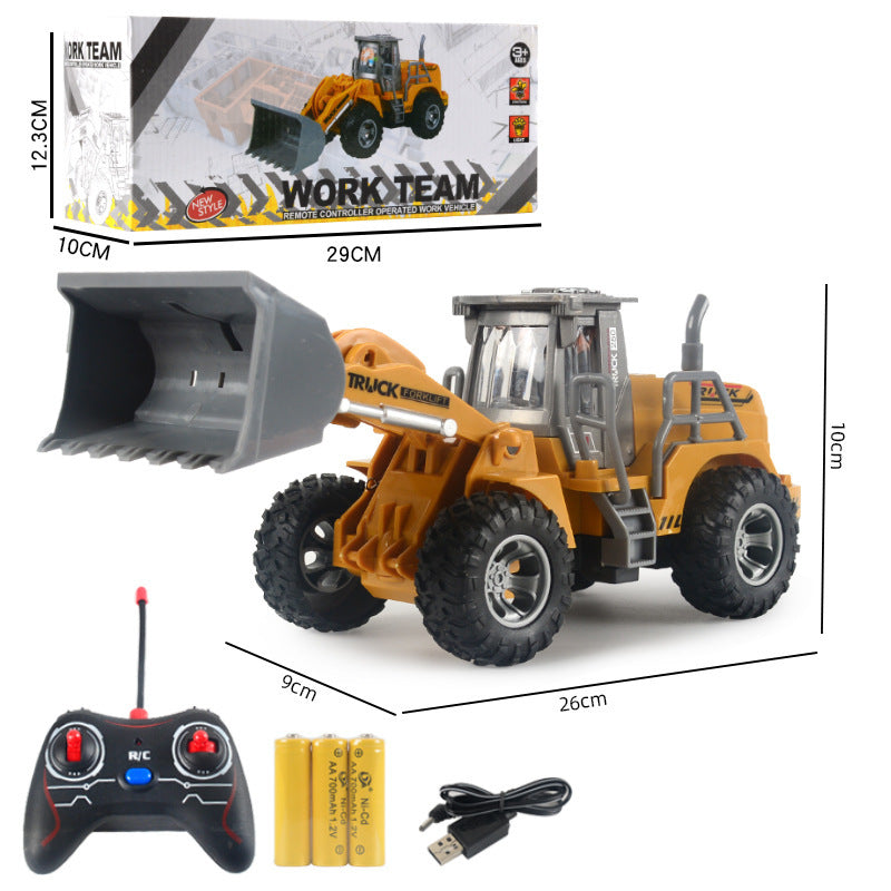 1 compare 32 Puzzle Remote Control Bulldozer Excavator Toy Bag
