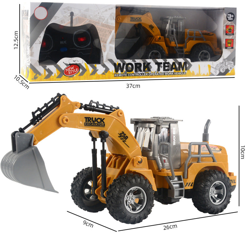 1 compare 32 Puzzle Remote Control Bulldozer Excavator Toy Bag