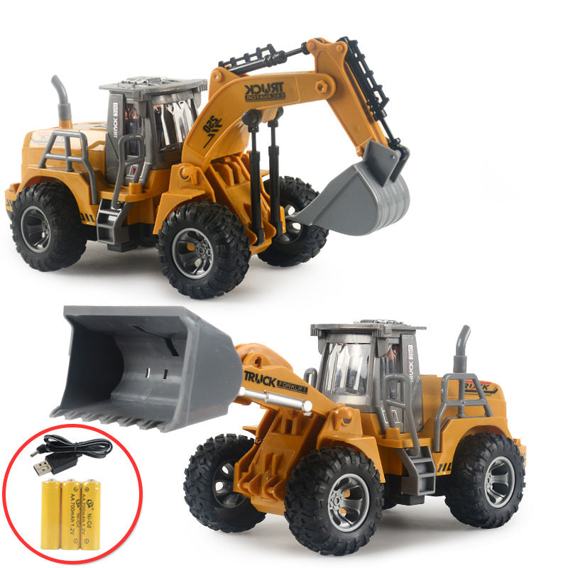 1 compare 32 Puzzle Remote Control Bulldozer Excavator Toy Bag