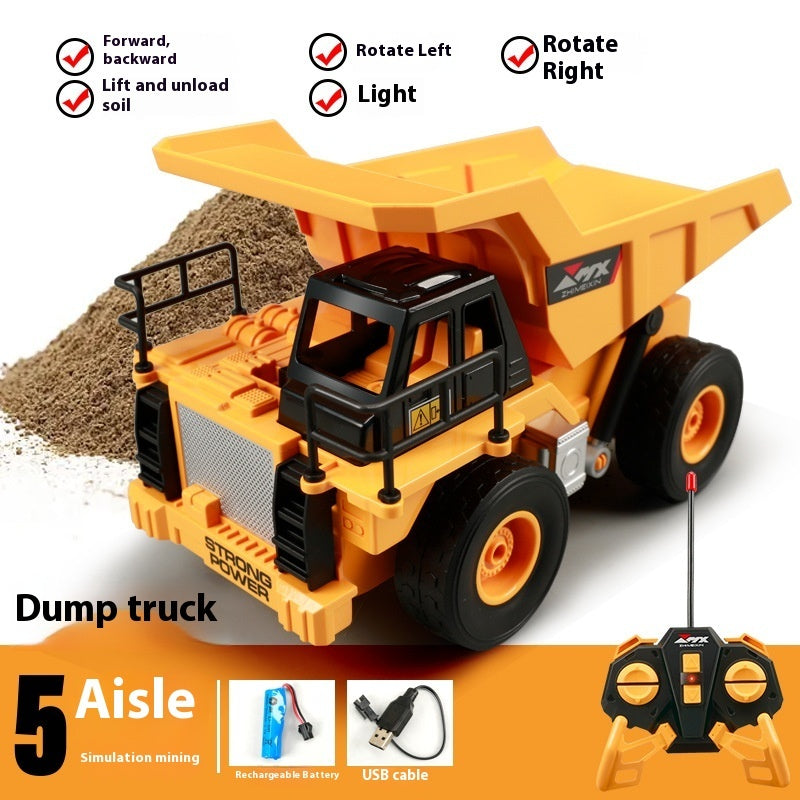 Children's Five-channel Bulldozer Wireless Remote Control