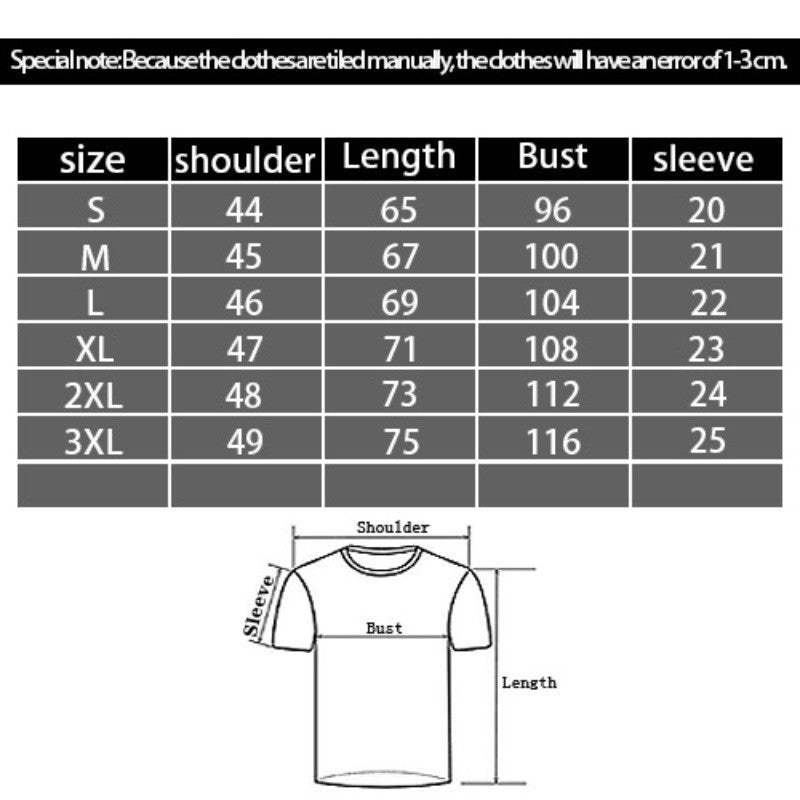 European And American Forklift Certified Digital Printing Casual Round Neck Short Sleeves T-shirt