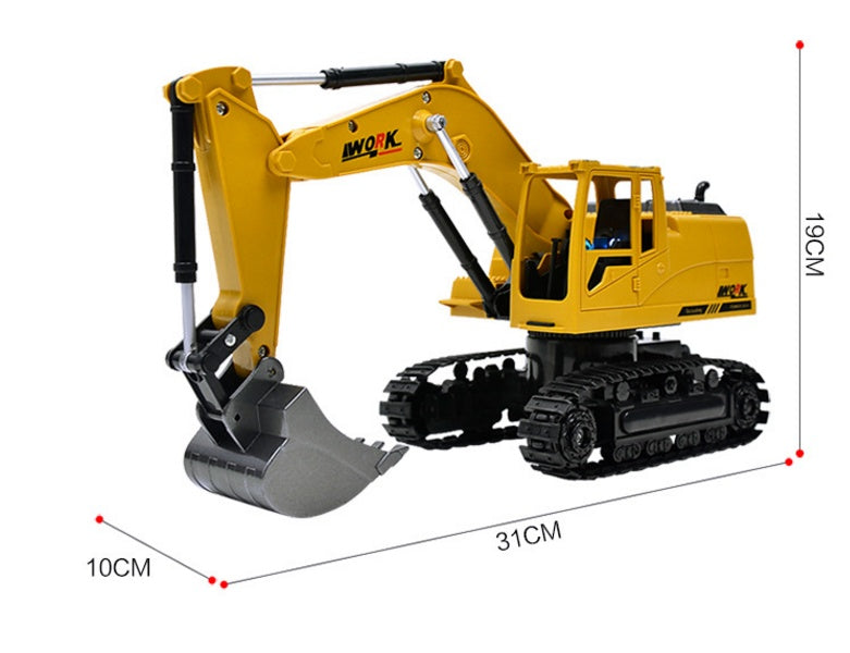 Wireless remote control excavator