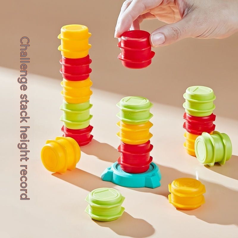 Toy Jenga Board Game Balance Toy Crazy Forklift Parent-child Interaction