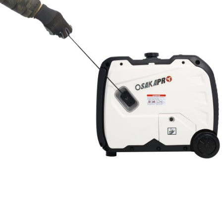 Super Quiet Inverter Generator 4500w Portable Generator Electric Start, Foldable Handle With Wheel,212cc 4 Stroke EPA Compliant