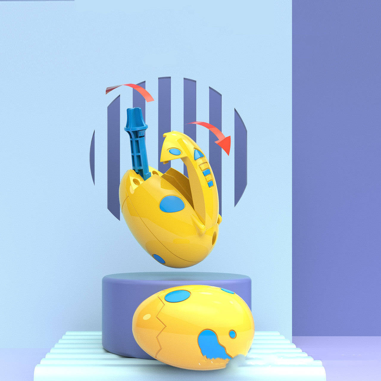 Combined Mud Tanker Digging Bulldozer Mixer Dinosaur Robot