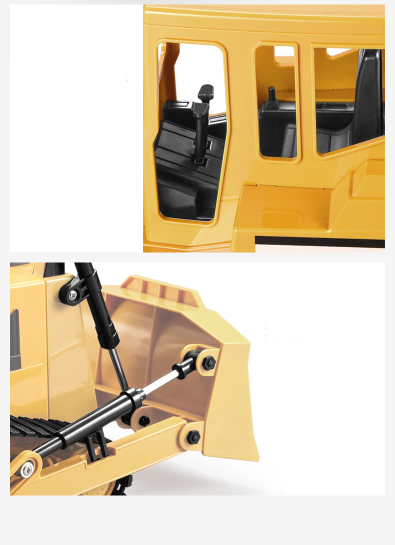 Remote controlled bulldozer electric crawler forklift