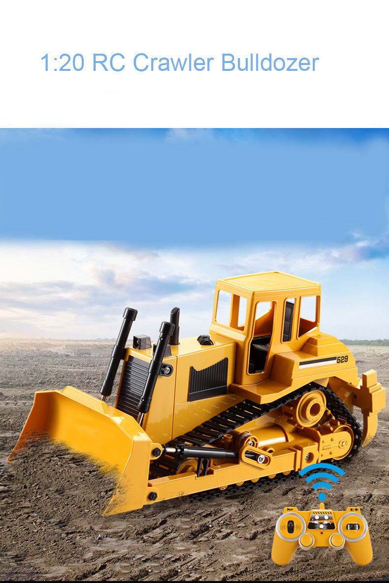 Remote controlled bulldozer electric crawler forklift