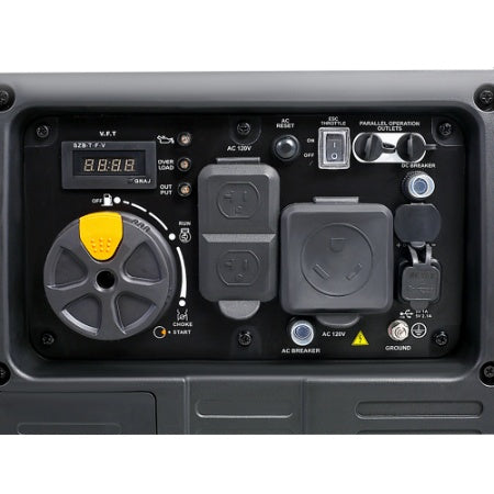 Super Quiet Inverter Generator 4500w Portable Generator Electric Start, Foldable Handle With Wheel,212cc 4 Stroke EPA Compliant