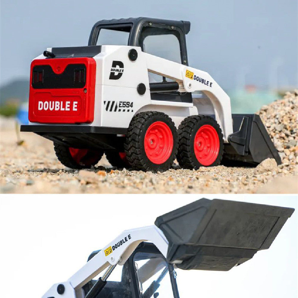Double E Remote Control Skid Steer Loader Children's Large Forklift Toy