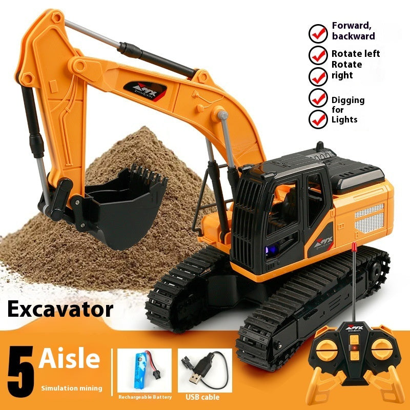 Children's Five-channel Bulldozer Wireless Remote Control
