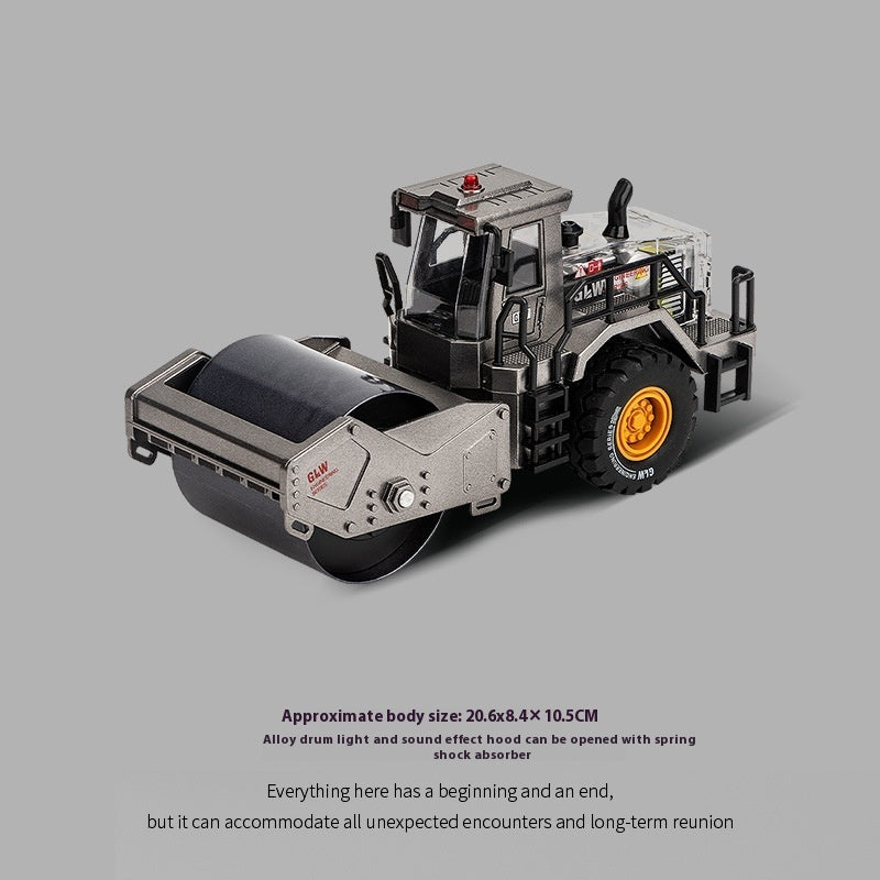 Children's Toy Model Of Engineering Road Pressing Car Sliding Forklift Shovel Snow Bulldozer
