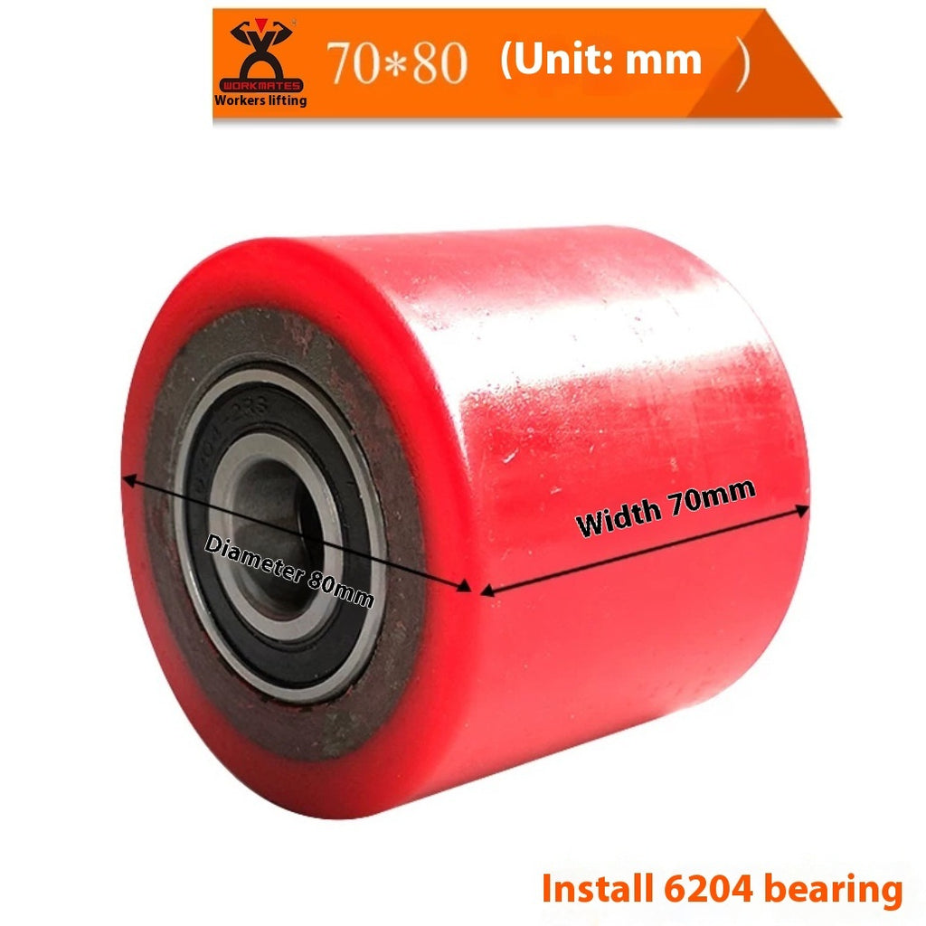 Hydraulic Forklift Nylon Wheel Oil Pressure Truck PU Wheel