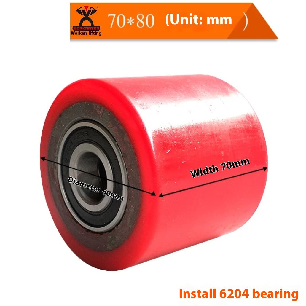 Hydraulic Forklift Nylon Wheel Oil Pressure Truck PU Wheel
