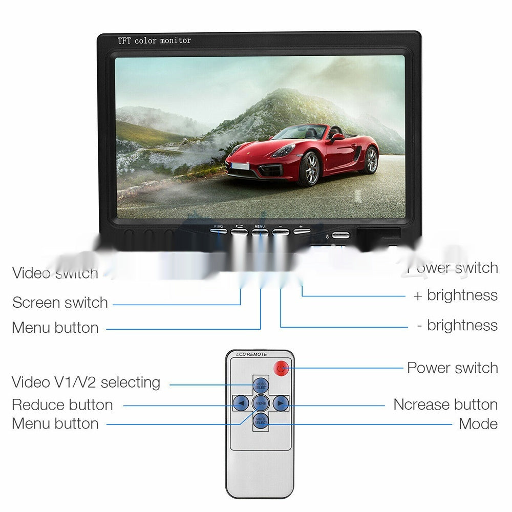 Vehicle-mounted 7-inch Truck Trailer Excavator Driving Monitoring Recorder
