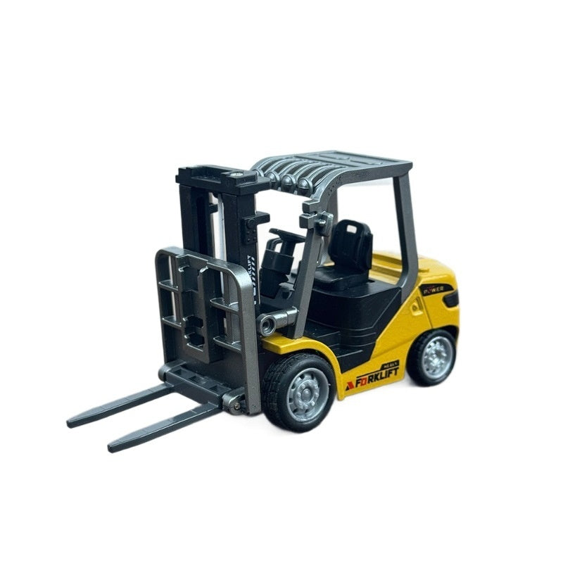 Remote Control Mini Forklift Desktop Alloy Engineering Remote Car Model