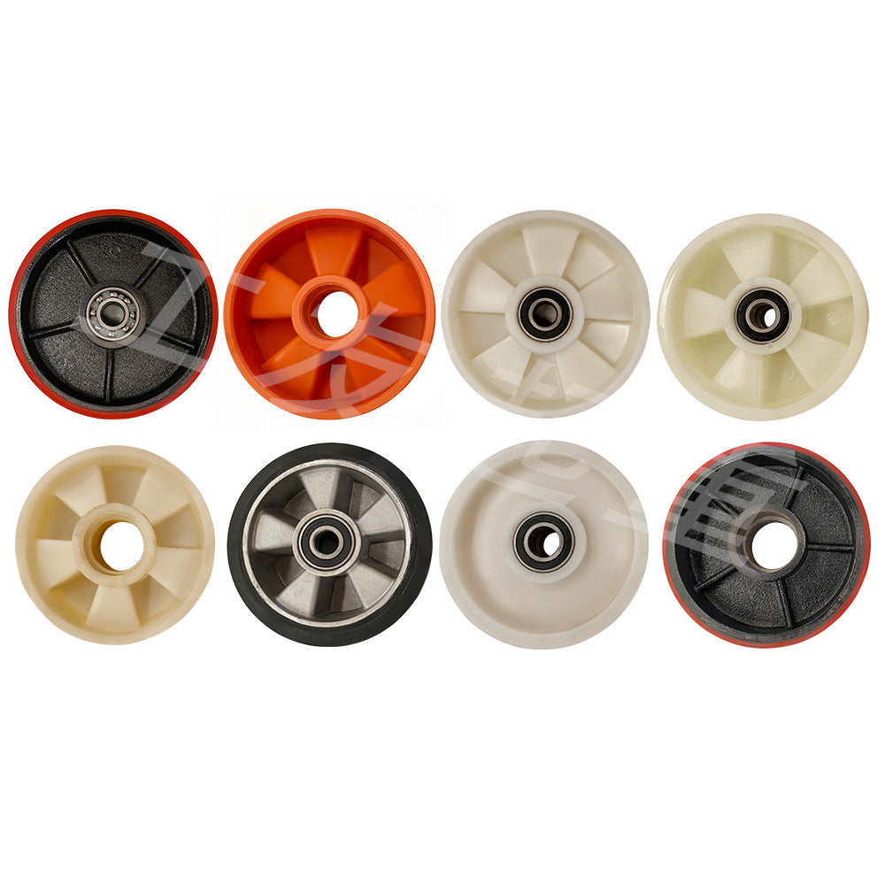 Hydraulic Forklift Nylon Wheel Oil Pressure Truck PU Wheel