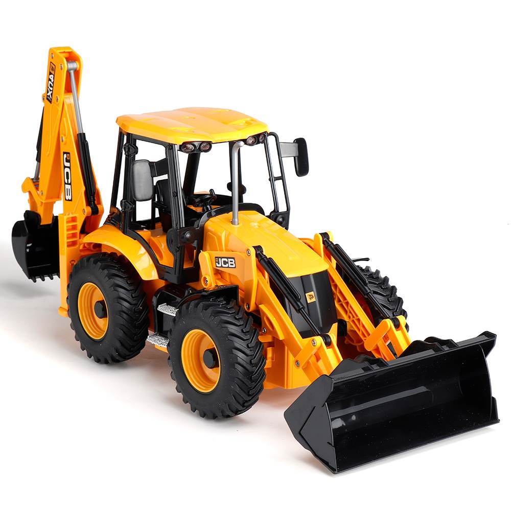 Remote Control Backhoe Loader Two-way Excavator Toy Electric Engineering Vehicle