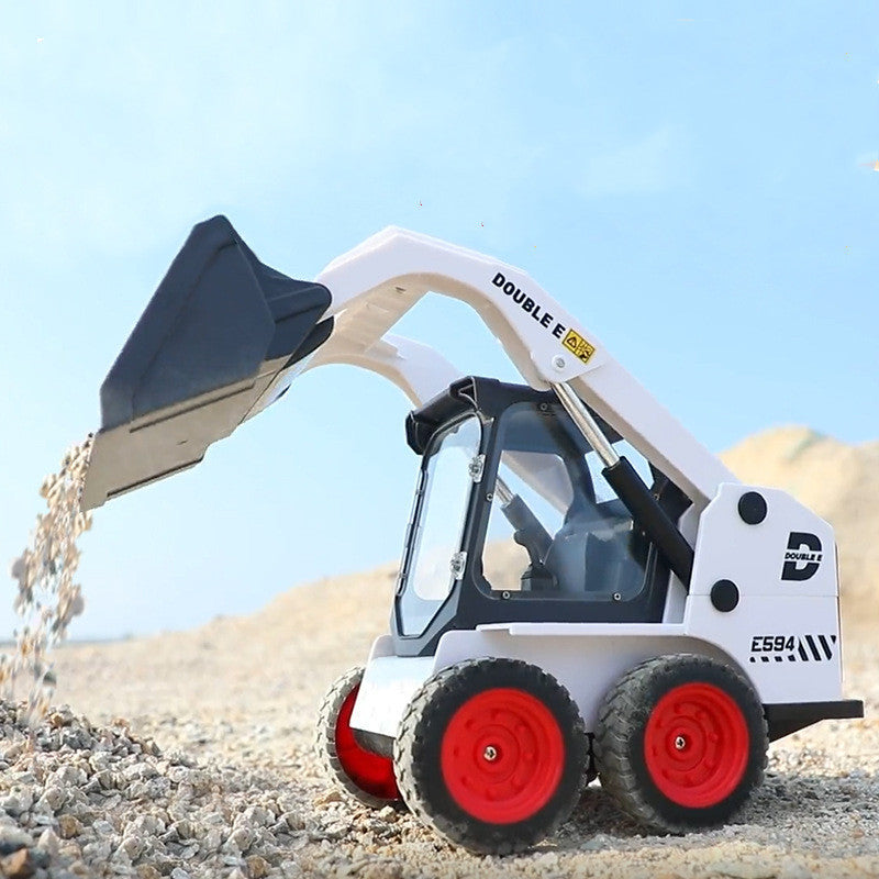 Double E Remote Control Skid Steer Loader Children's Large Forklift Toy