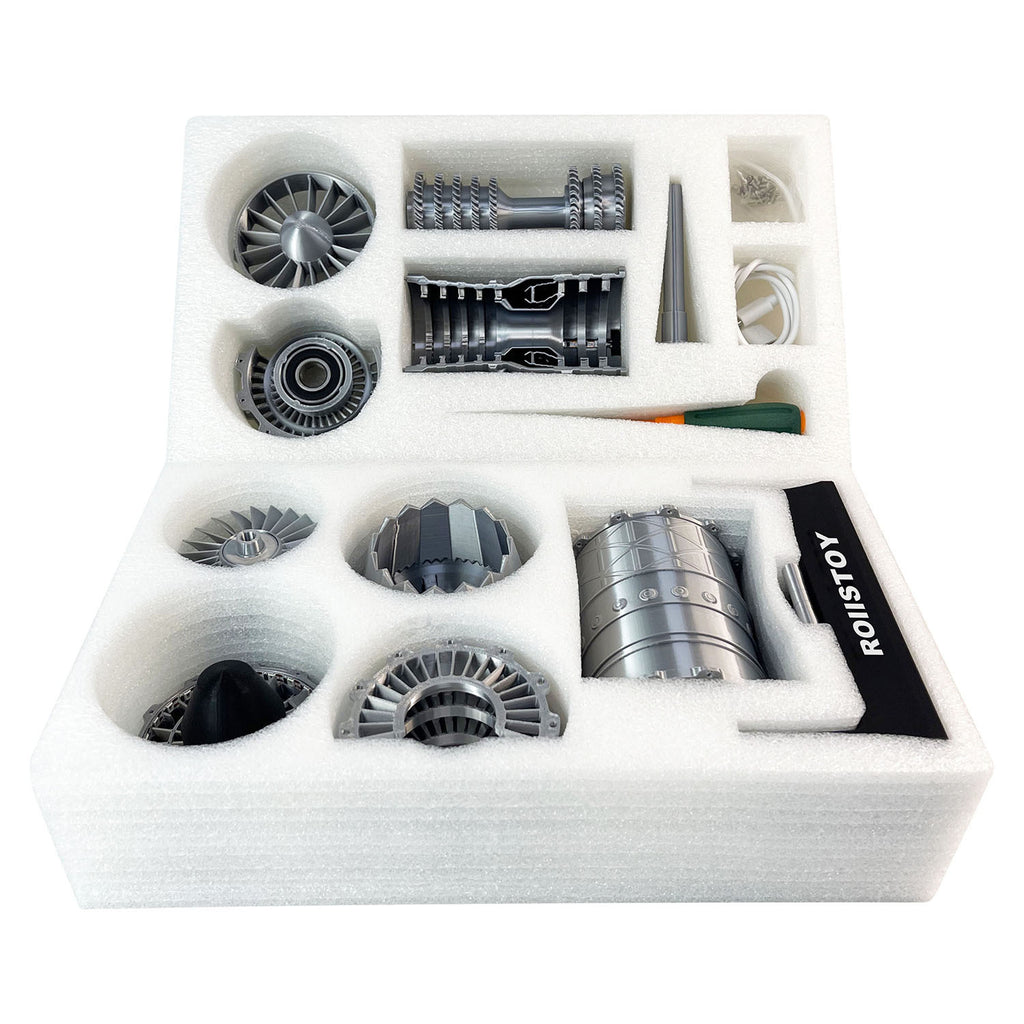 J-35 Engine Generator Model F35 Fighter Jet Assembling Toy