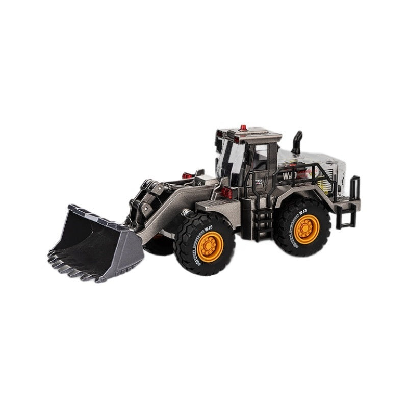 Children's Toy Model Of Engineering Road Pressing Car Sliding Forklift Shovel Snow Bulldozer