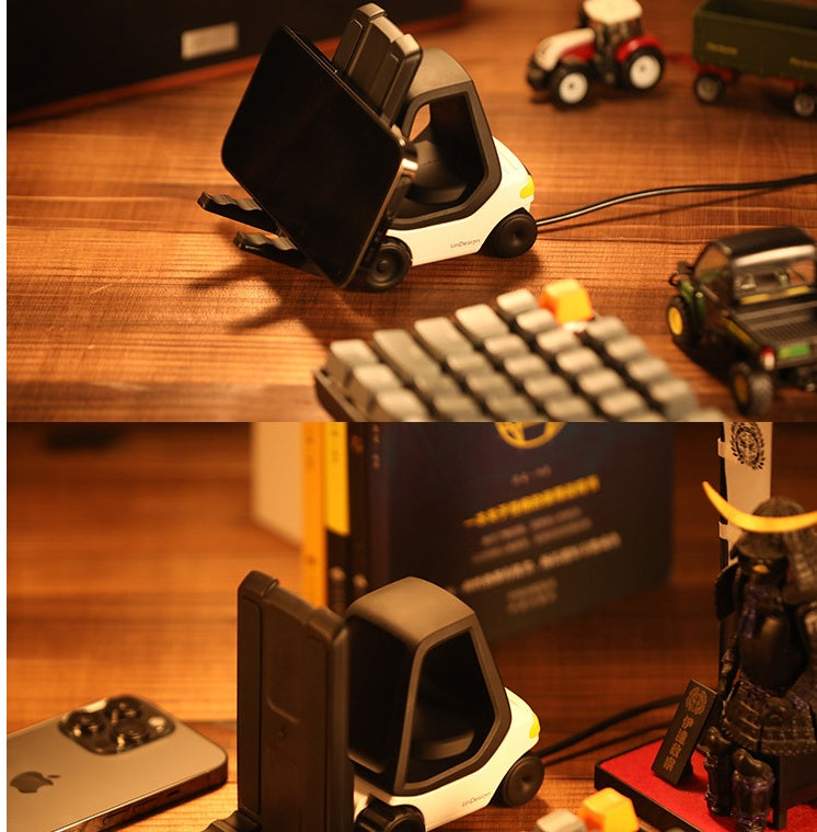 Small Forklift Mobile Phone Wireless Charging Desktop