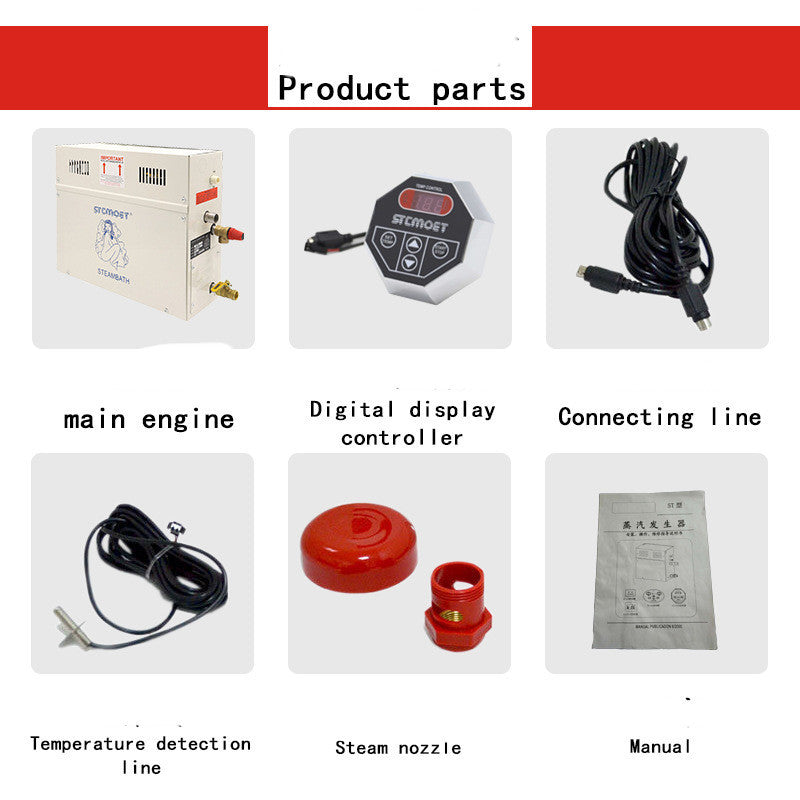 6KW Generator Wet Steam Machine Equipment