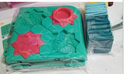 Children's Road Building Maze Pull Back Forklift Toy