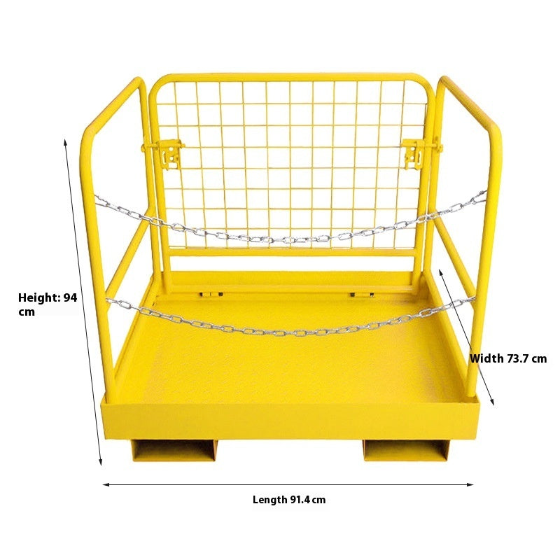Foldable Aerial Work Lifting Forklift Safety Maintenance Platform Manned Vehicle