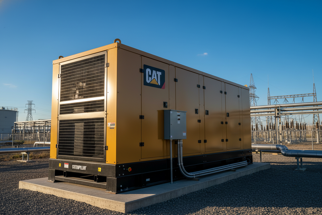 caterpillar industrial generator