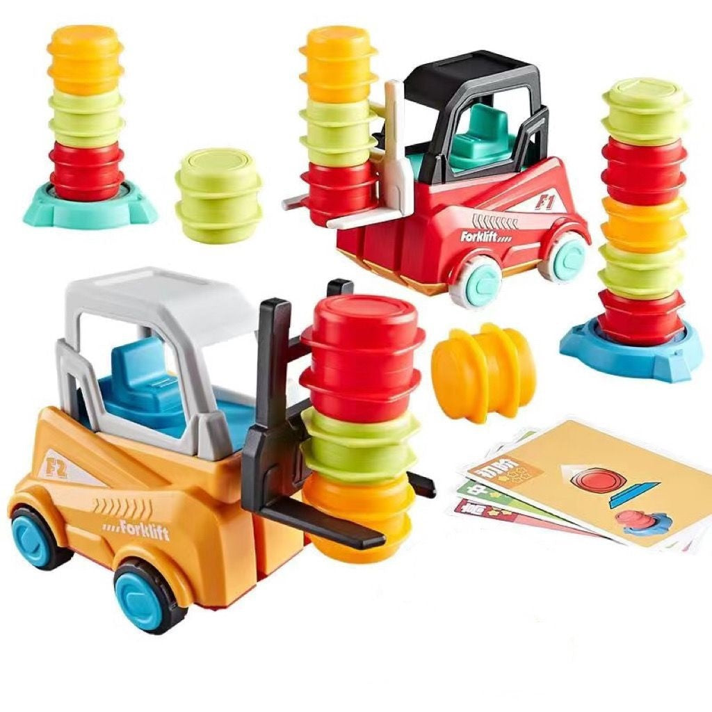 Toy Jenga Board Game Balance Toy Crazy Forklift Parent-child Interaction