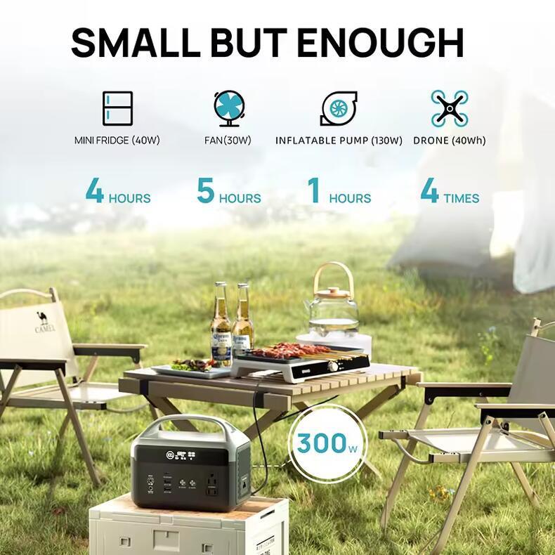 500w Home Emergency Mini Solar Generator Portable Power 300w