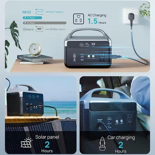 500w Home Emergency Mini Solar Generator Portable Power 300w