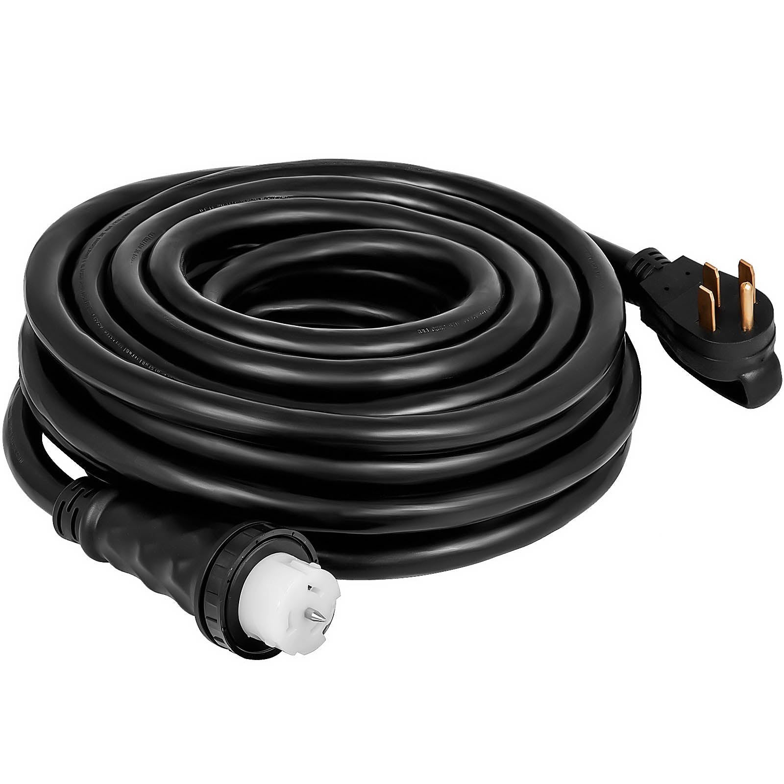 VEVOR  50Ft 50 Amp Generator Extension Cord STW Generator Cord 125V 250V Generator Power Cord N14-50P & SS2-50R & CS6364 Twist Lock Connectors