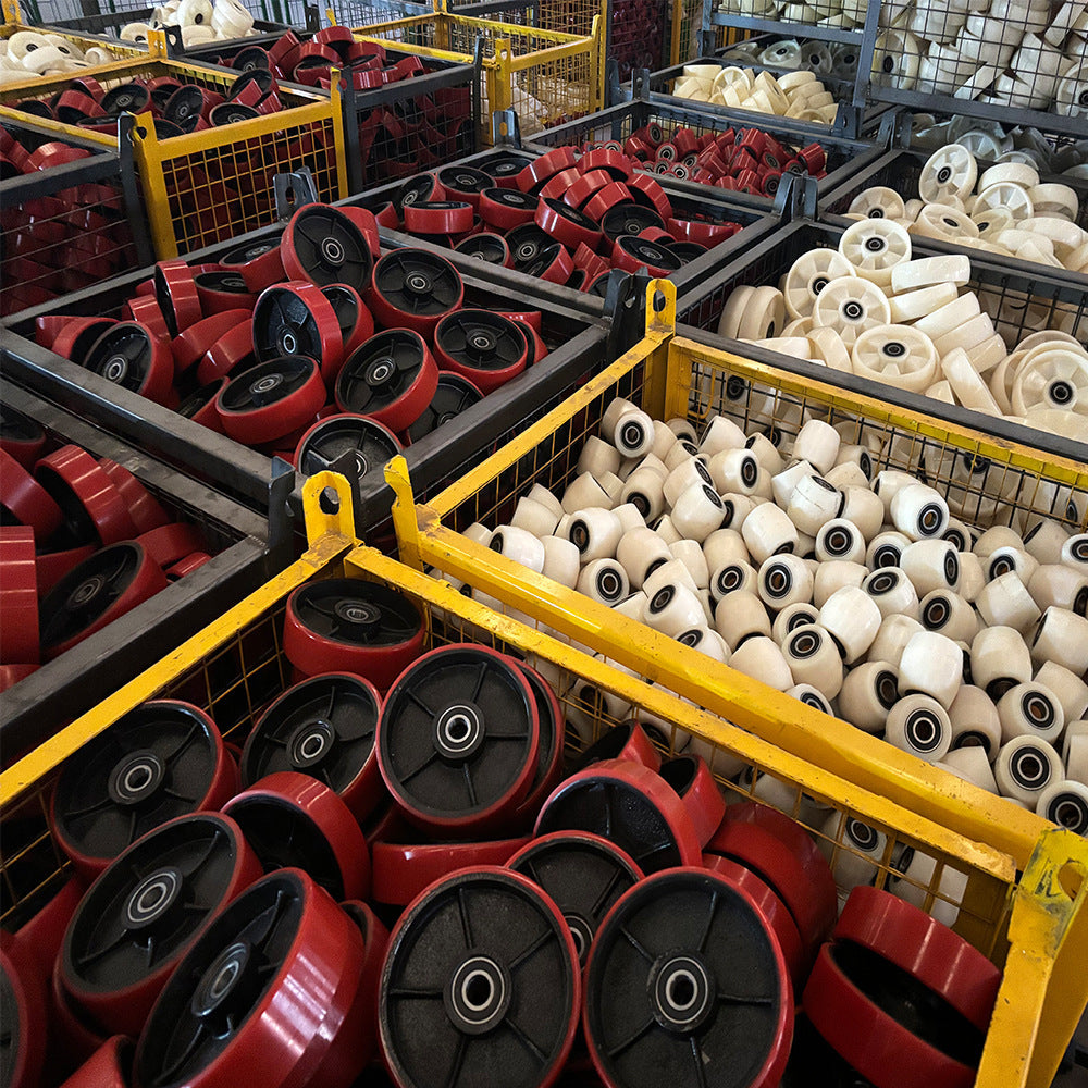 Hydraulic Forklift Nylon Wheel Oil Pressure Truck PU Wheel