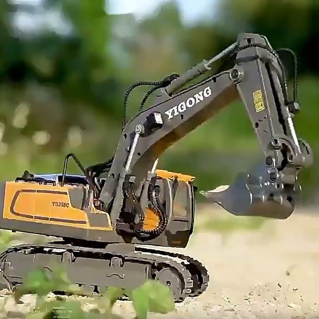 Remote Control Alloy Excavator Bulldozer Dump Truck Toy