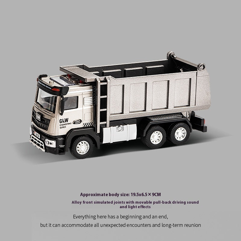 Children's Toy Model Of Engineering Road Pressing Car Sliding Forklift Shovel Snow Bulldozer