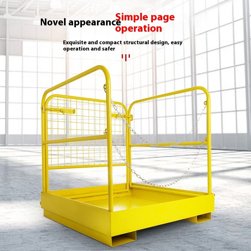 Foldable Aerial Work Lifting Forklift Safety Maintenance Platform Manned Vehicle