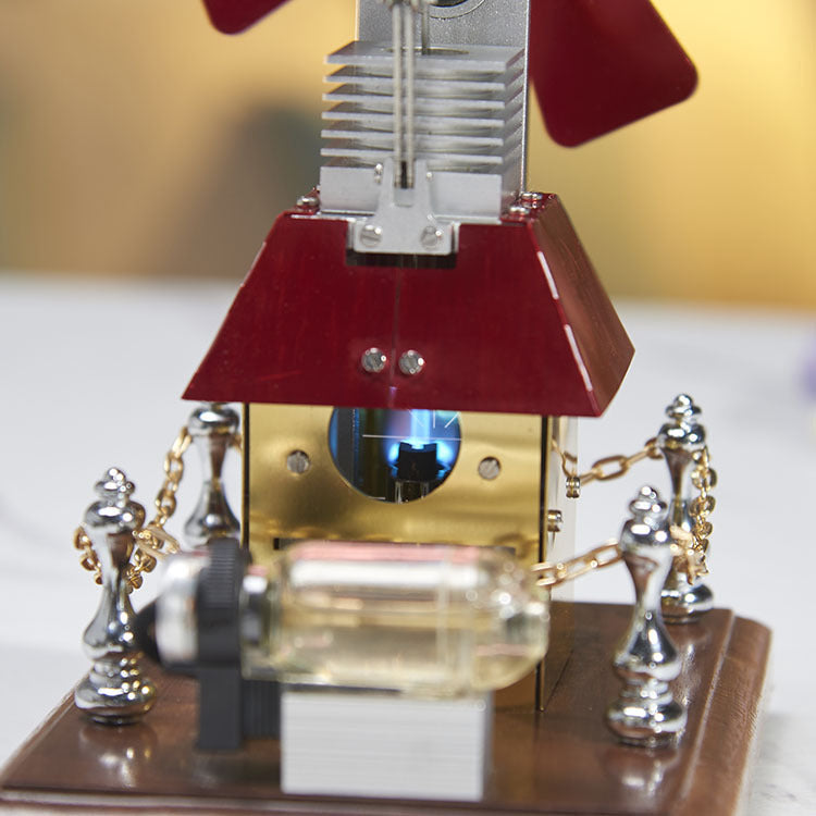 Power Big Windmill Generator Model External Combustion Engine Puzzle Physics Novelty Technology Gift